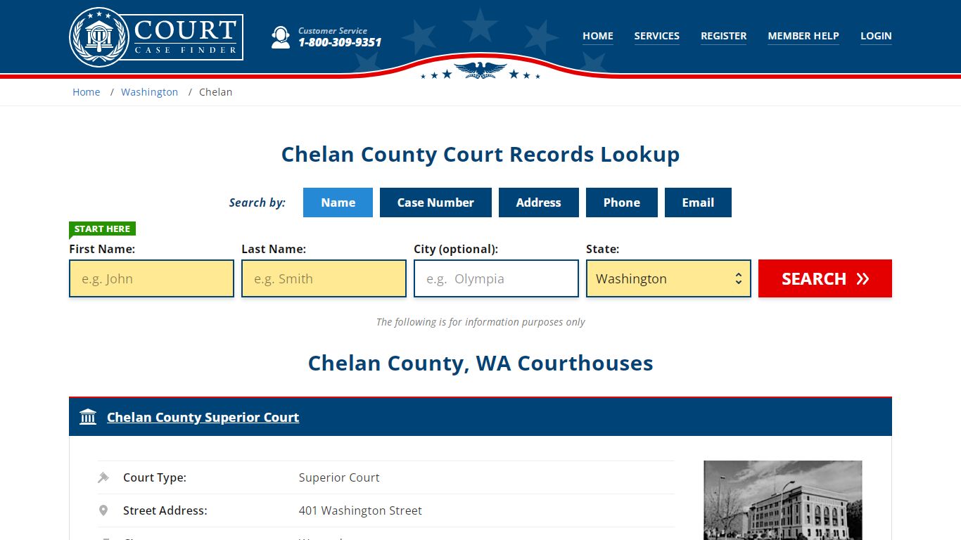 Chelan County Court Records | WA Case Lookup